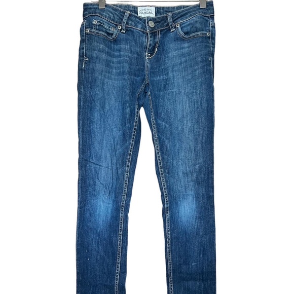 Aeropastale dark wash Bayla skinny jeans - Picture 2 of 5